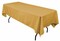 Rectangular Gold Polyester Tablecloth 60×144 Inch Glamorous Touch for Weddings, Parties & Banquets